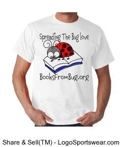 BooksFromBug Spreading the love Gildan  Cotton Adult T-shirt Design Zoom
